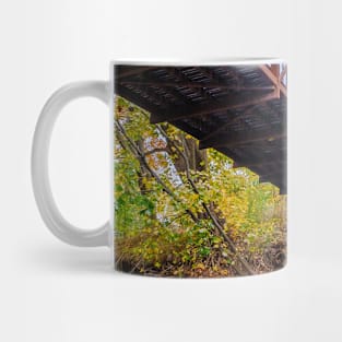 Autumn Bridge Photograph Mug